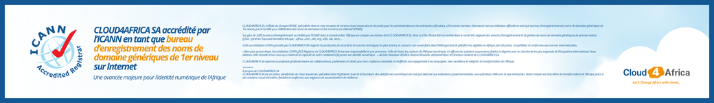 Bannière Cloud4Africa